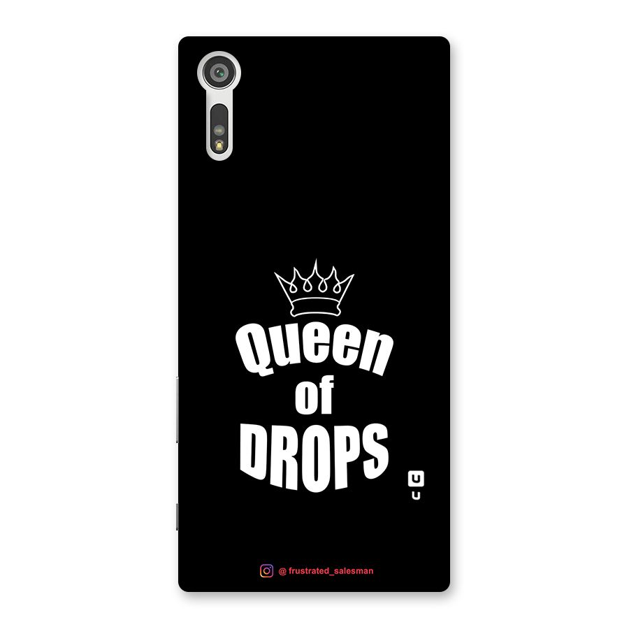 Queen of Drops Black Back Case for Xperia XZ