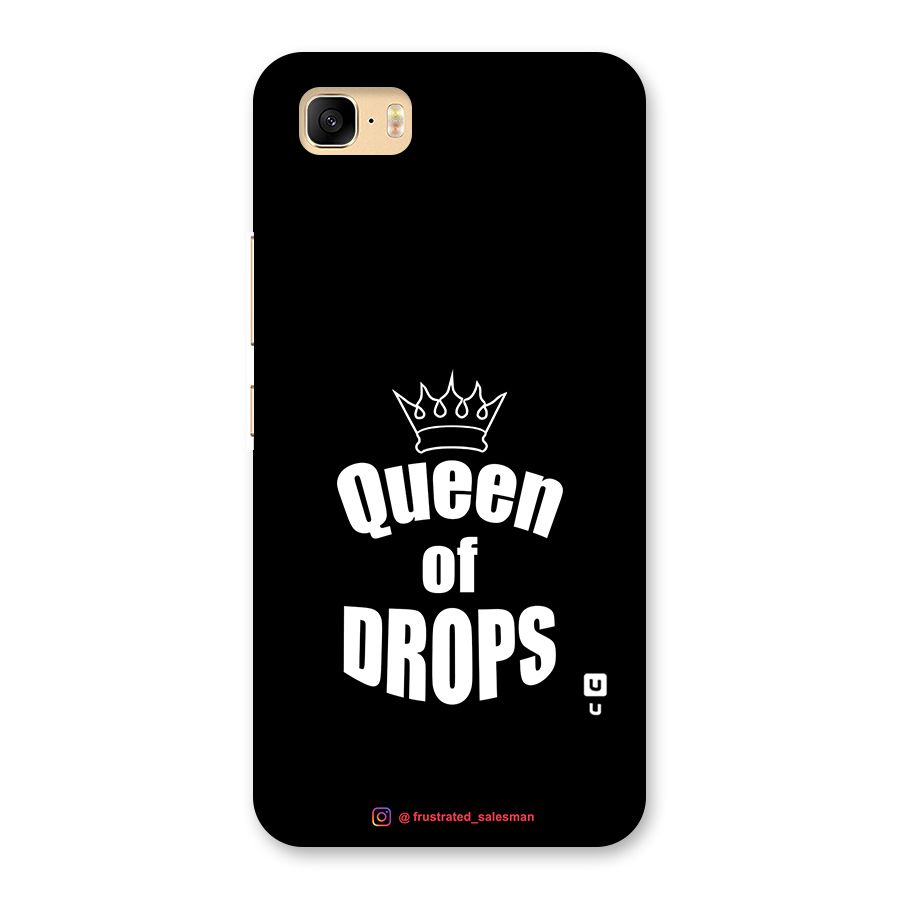 Queen of Drops Black Back Case for Zenfone 3s Max