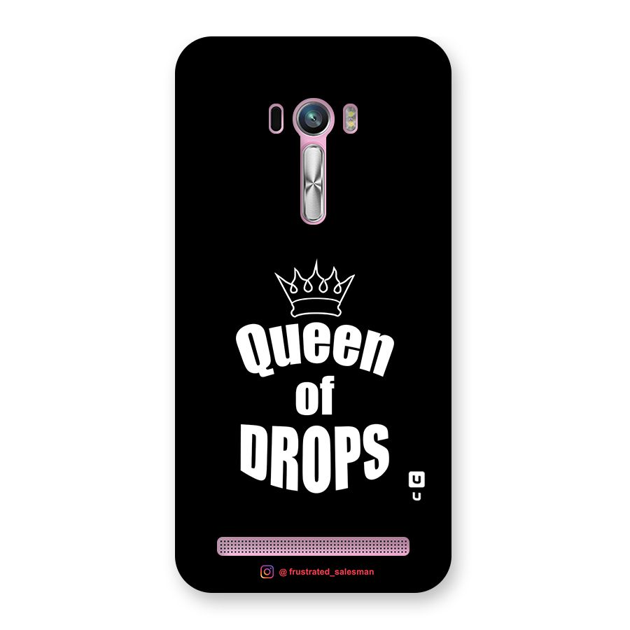 Queen of Drops Black Back Case for Zenfone Selfie