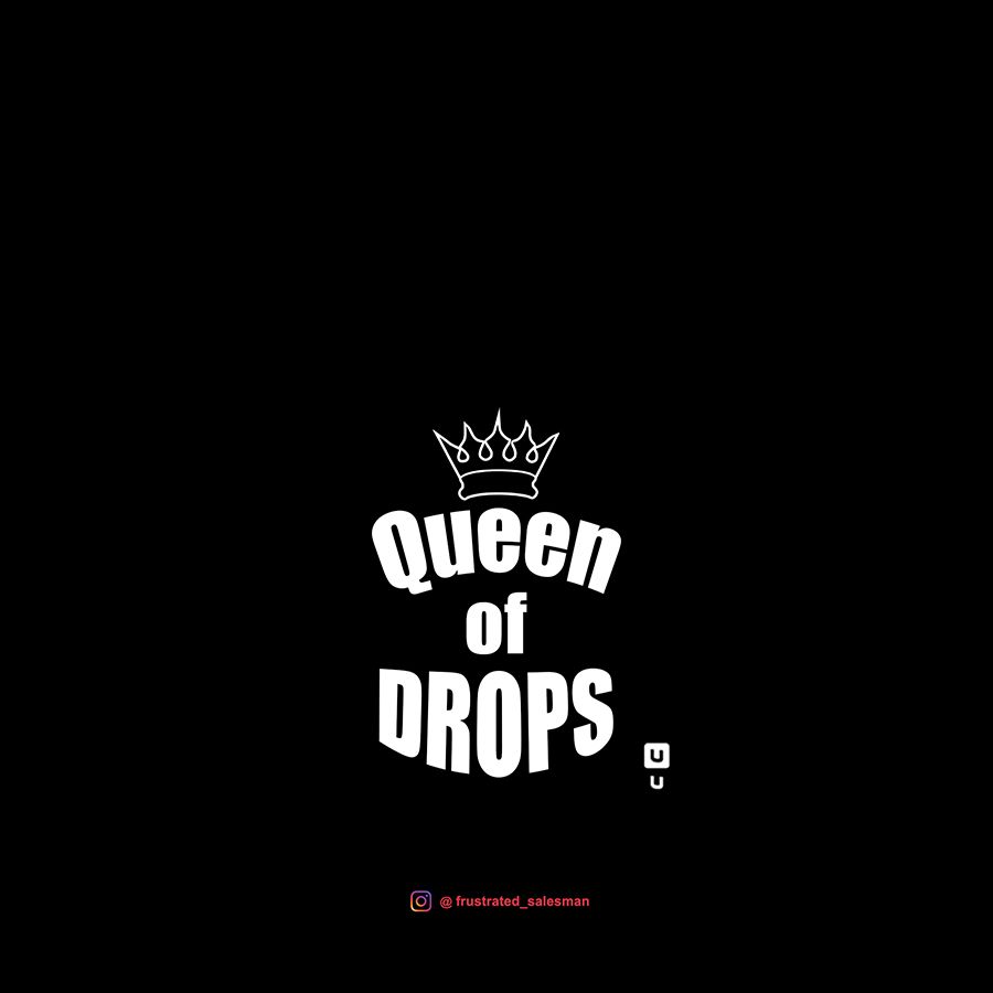 Queen of Drops Black Back Case for iPhone 4 4s.png