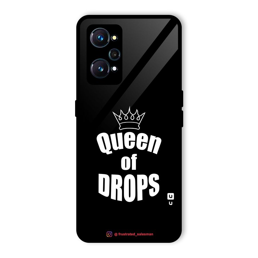 Queen of Drops Black Glass Back Case for Realme GT Neo2