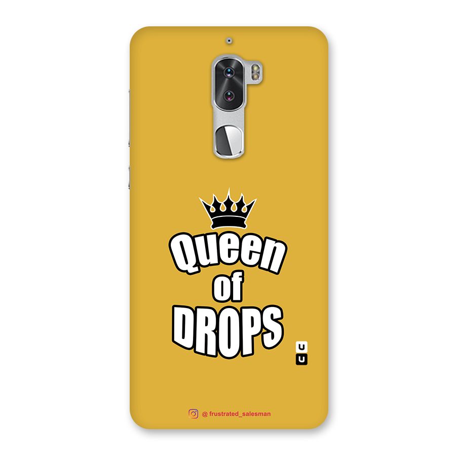 Queen of Drops Mustard Yellow Back Case for Coolpad Cool 1