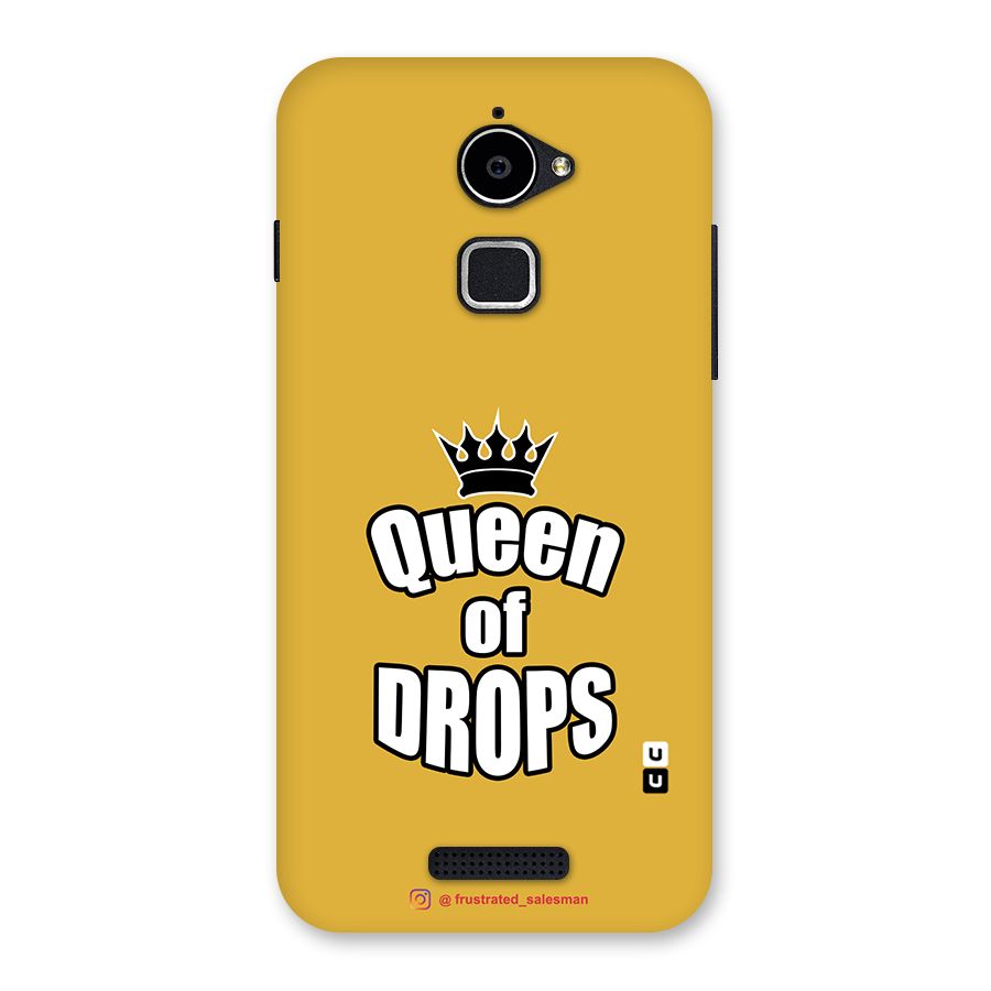 Queen of Drops Mustard Yellow Back Case for Coolpad Note 3 Lite