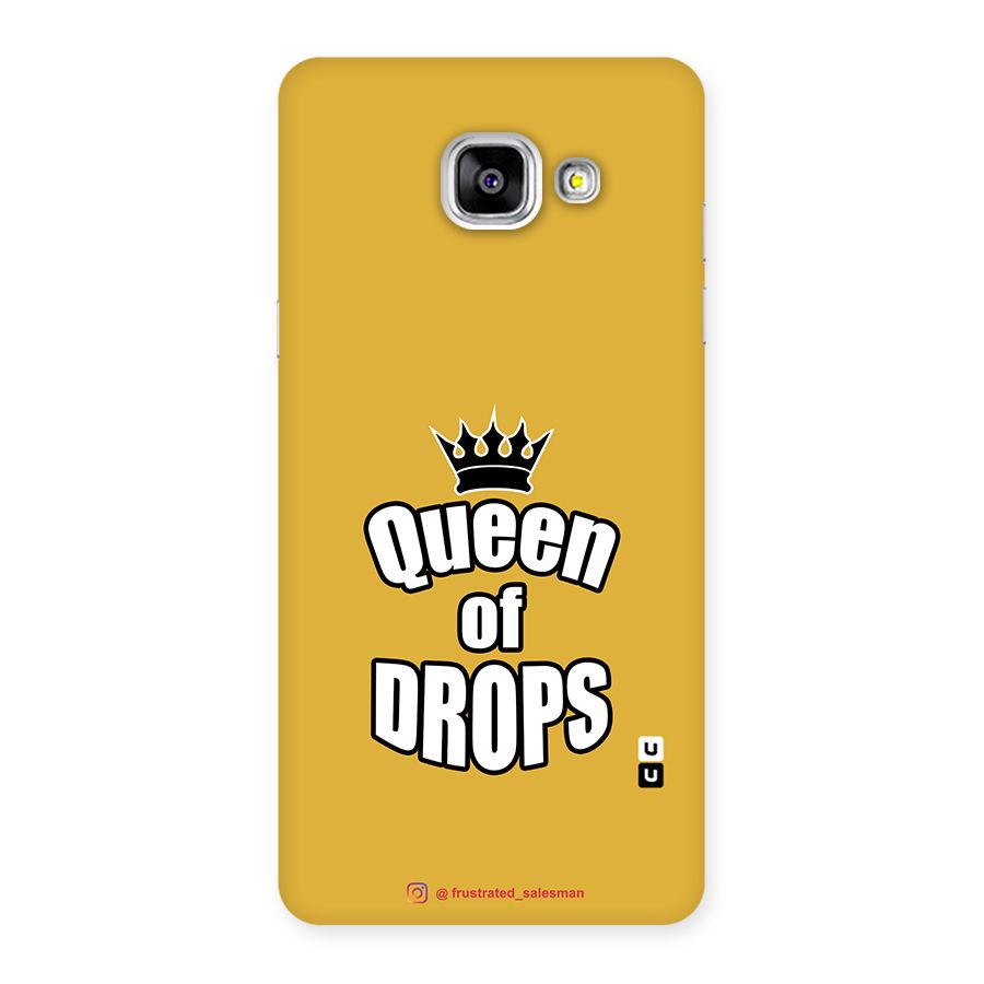 Queen of Drops Mustard Yellow Back Case for Galaxy A5 2016