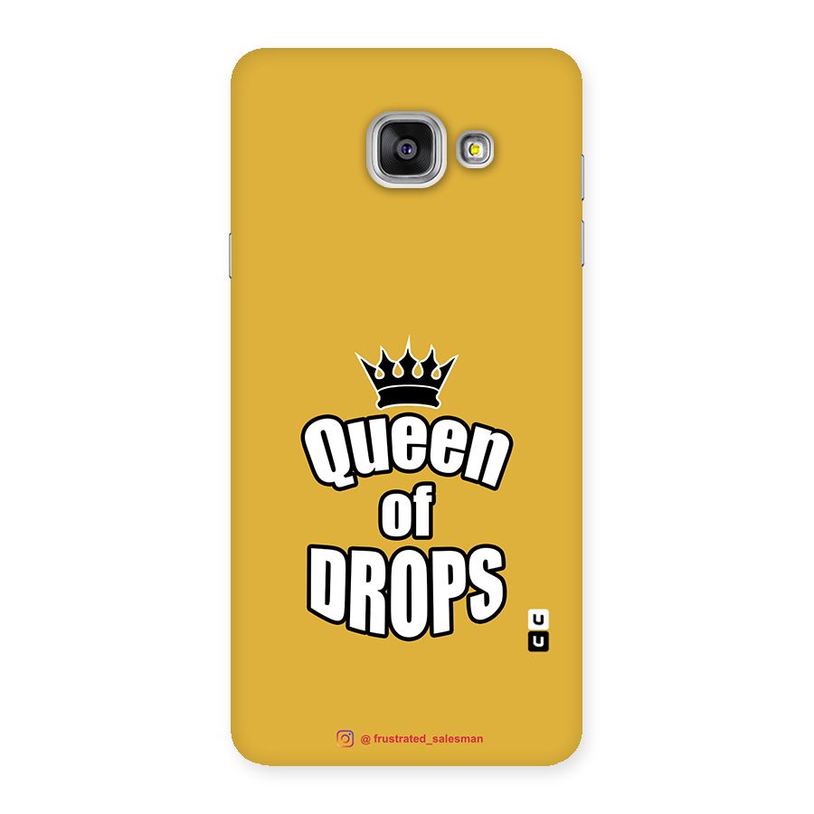 Queen of Drops Mustard Yellow Back Case for Galaxy A7 2016