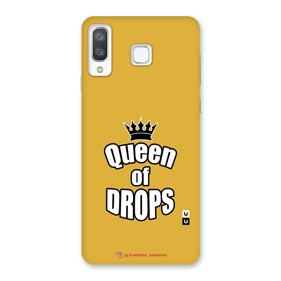 Queen of Drops Mustard Yellow Back Case for Galaxy A8 Star