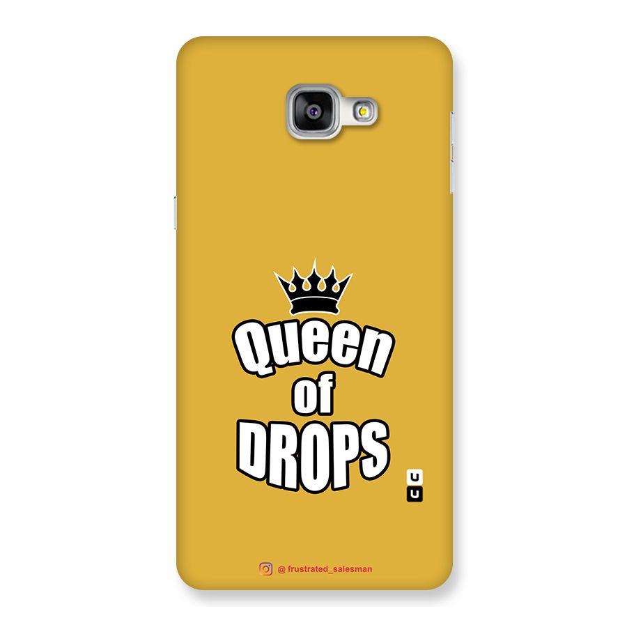 Queen of Drops Mustard Yellow Back Case for Galaxy A9