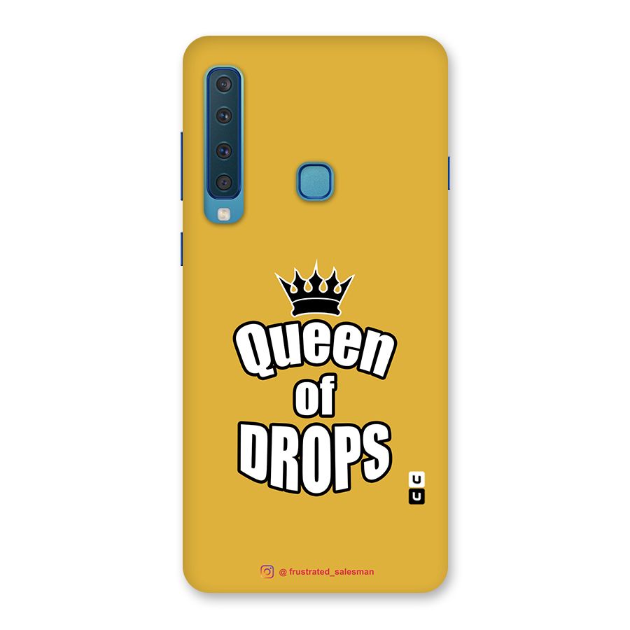 Queen of Drops Mustard Yellow Back Case for Galaxy A9 (2018)