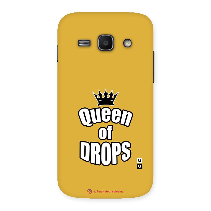 Queen of Drops Mustard Yellow Back Case for Galaxy Ace 3