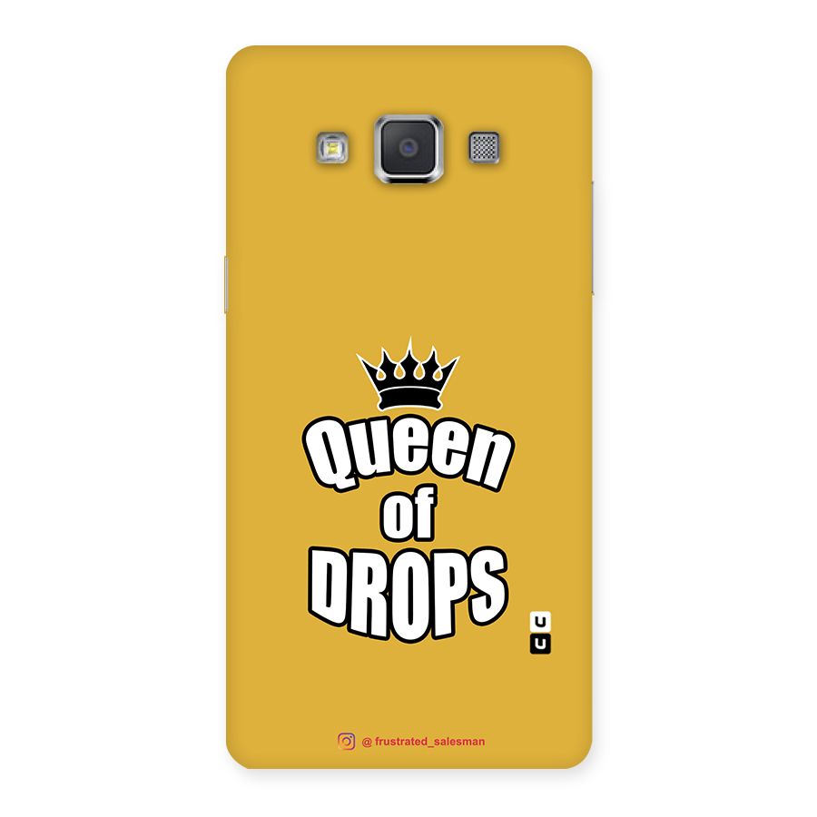 Queen of Drops Mustard Yellow Back Case for Galaxy Grand 3