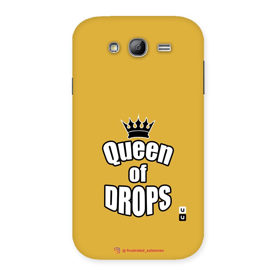 Queen of Drops Mustard Yellow Back Case for Galaxy Grand Neo