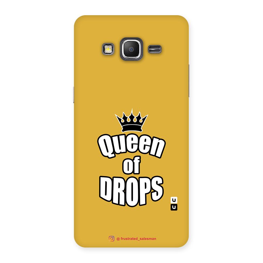 Queen of Drops Mustard Yellow Back Case for Galaxy Grand Prime