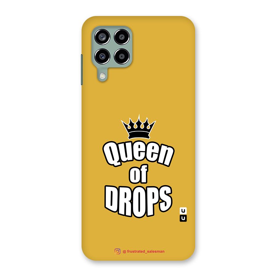 Queen of Drops Mustard Yellow Back Case for Galaxy M33