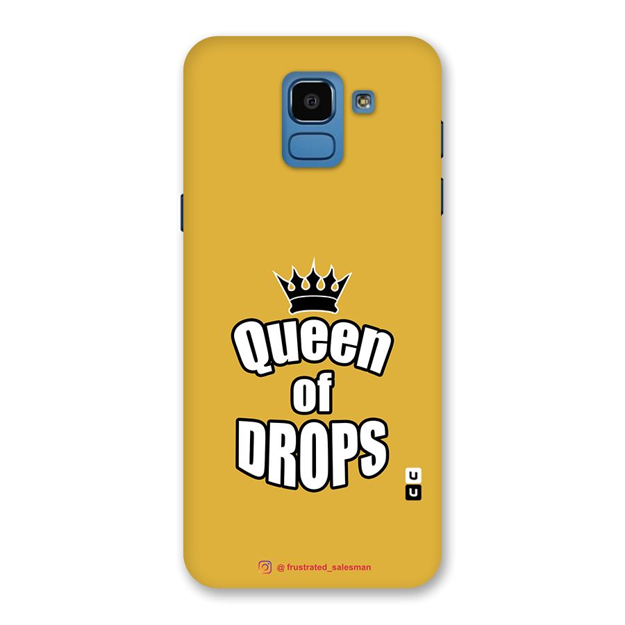 Queen of Drops Mustard Yellow Back Case for Galaxy On6