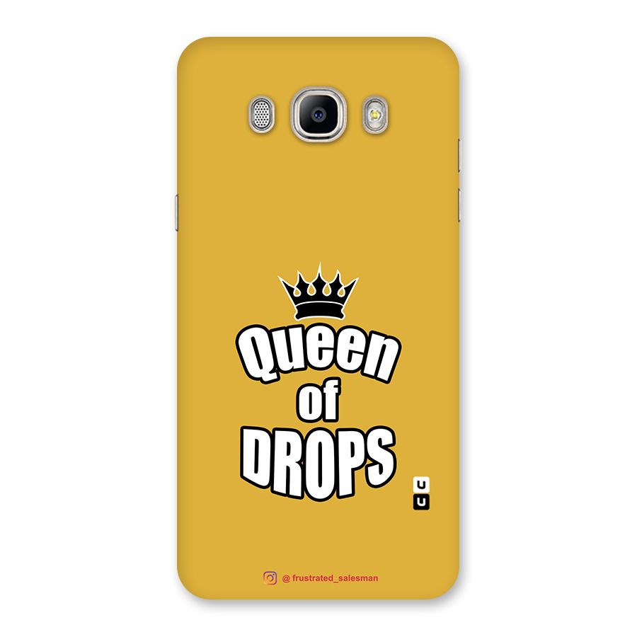 Queen of Drops Mustard Yellow Back Case for Galaxy On8