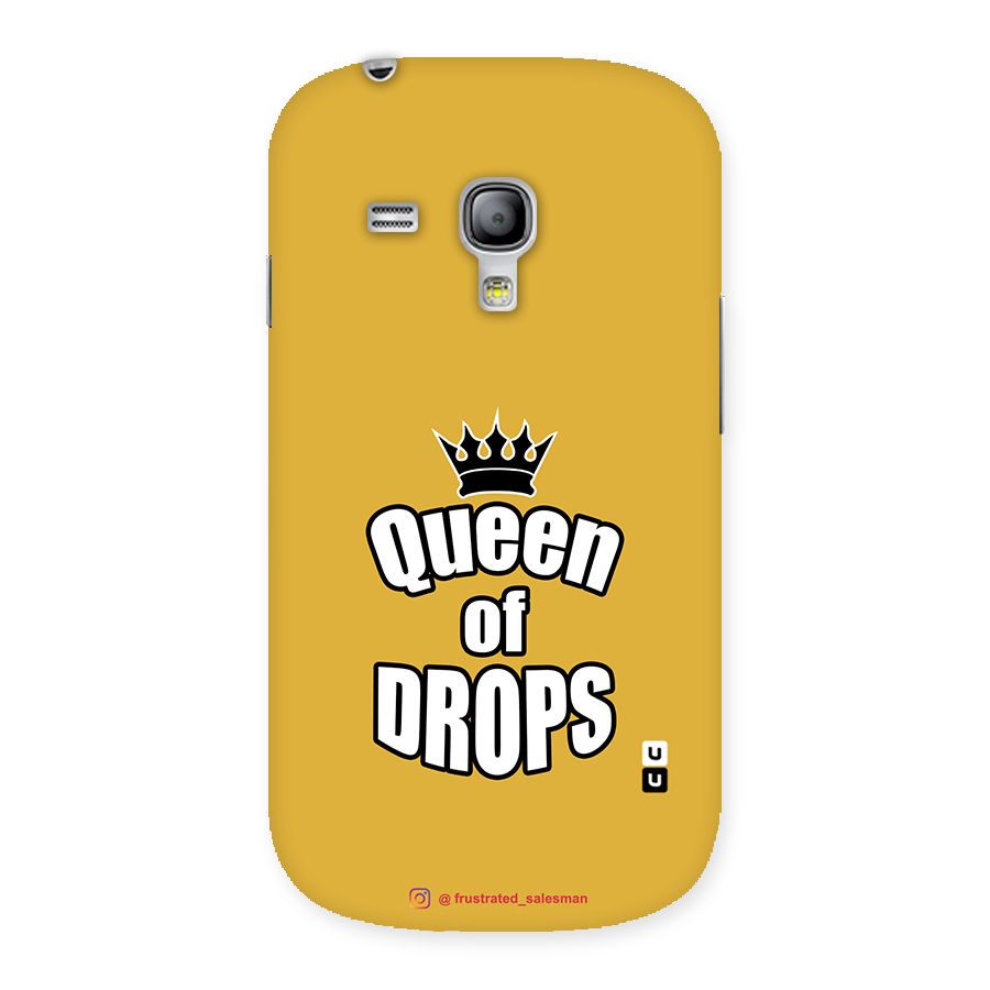 Queen of Drops Mustard Yellow Back Case for Galaxy S3 Mini