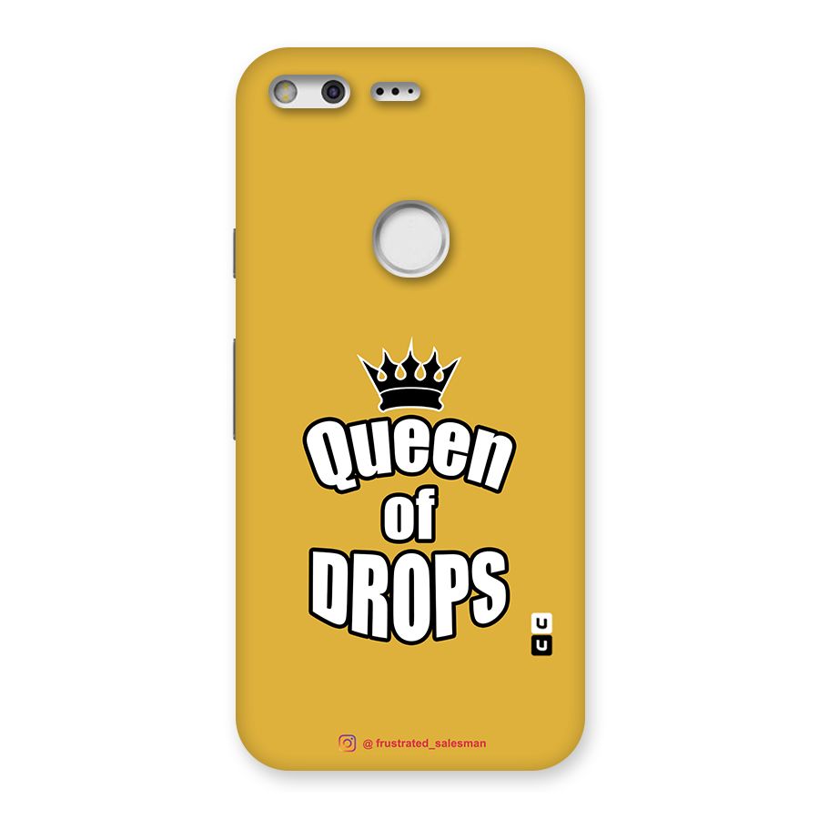 Queen of Drops Mustard Yellow Back Case for Google Pixel