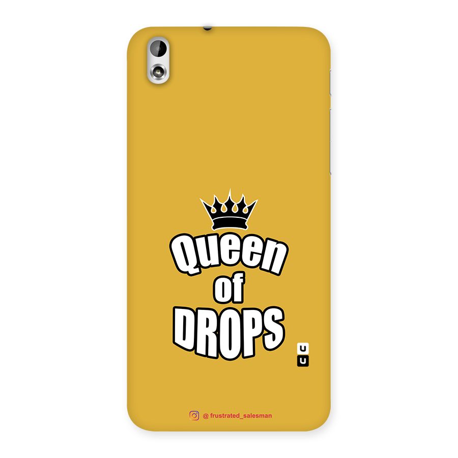 Queen of Drops Mustard Yellow Back Case for HTC Desire 816g