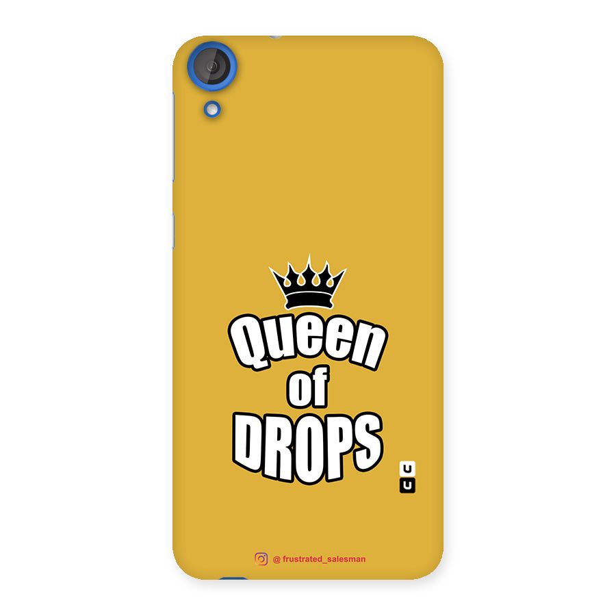 Queen of Drops Mustard Yellow Back Case for HTC Desire 820