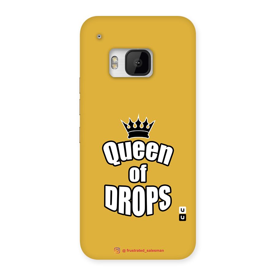 Queen of Drops Mustard Yellow Back Case for HTC One M9