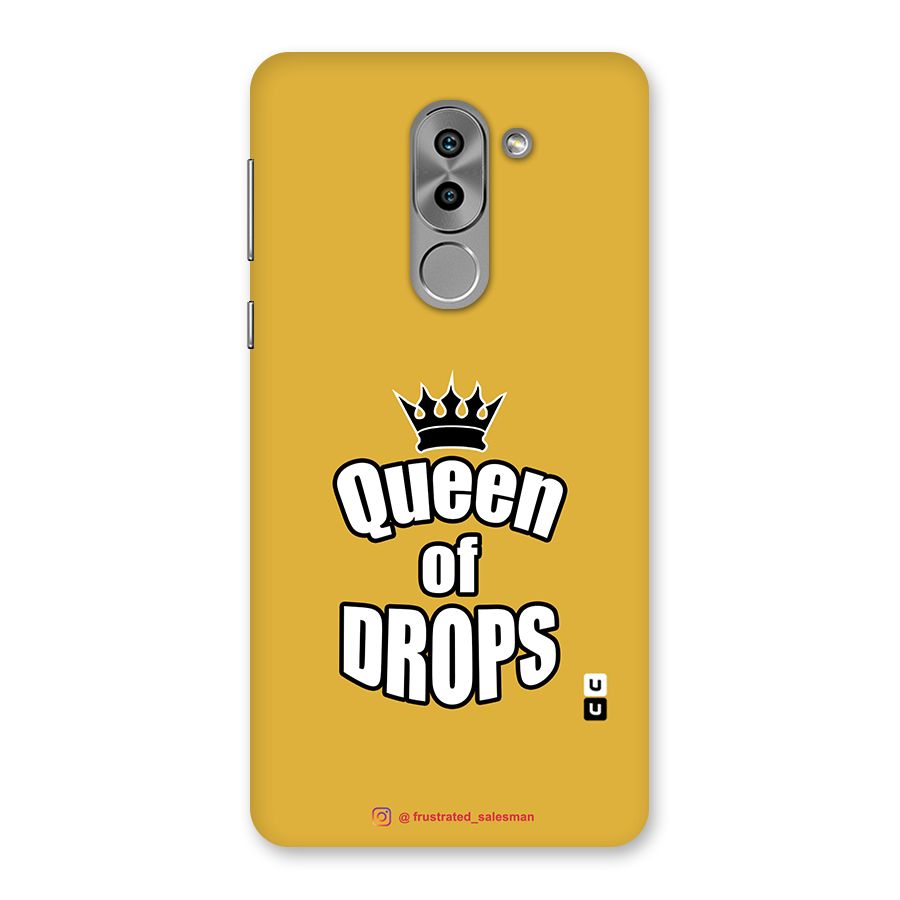 Queen of Drops Mustard Yellow Back Case for Honor 6X