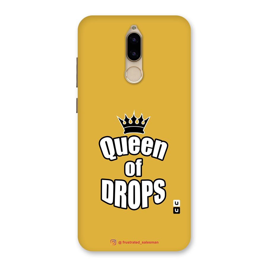 Queen of Drops Mustard Yellow Back Case for Honor 9i
