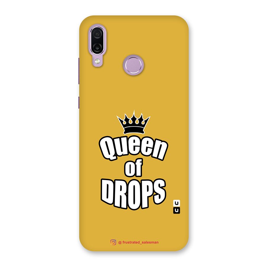 Queen of Drops Mustard Yellow Back Case for Honor Play