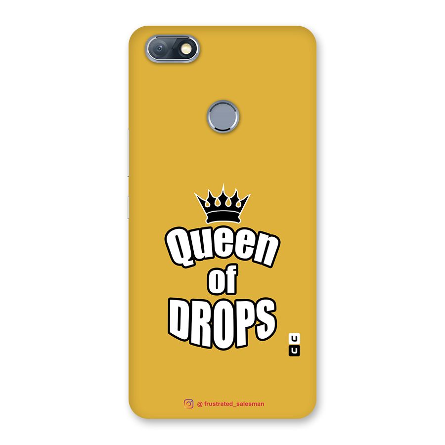 Queen of Drops Mustard Yellow Back Case for Infinix Note 5
