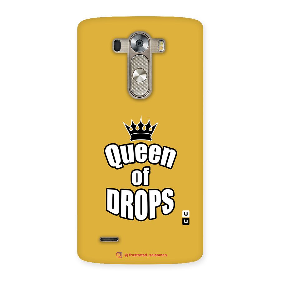 Queen of Drops Mustard Yellow Back Case for LG G3
