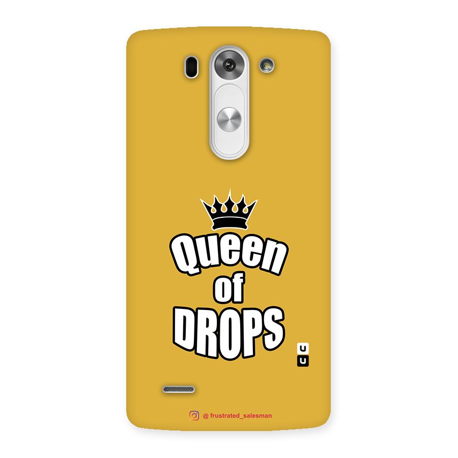 Queen of Drops Mustard Yellow Back Case for LG G3 Mini