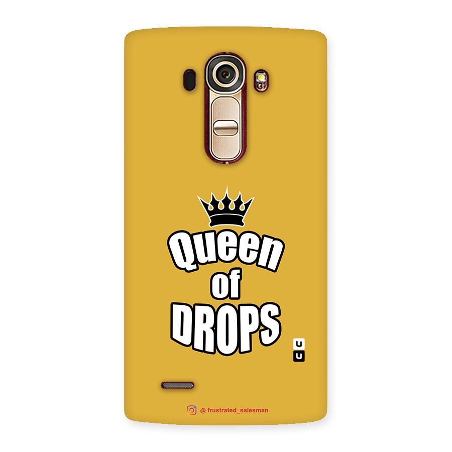 Queen of Drops Mustard Yellow Back Case for LG G4