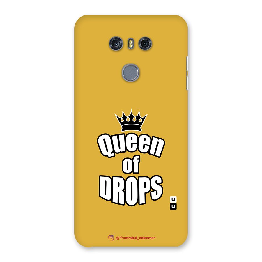 Queen of Drops Mustard Yellow Back Case for LG G6