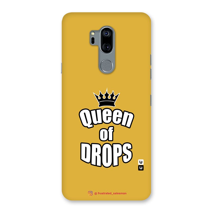 Queen of Drops Mustard Yellow Back Case for LG G7