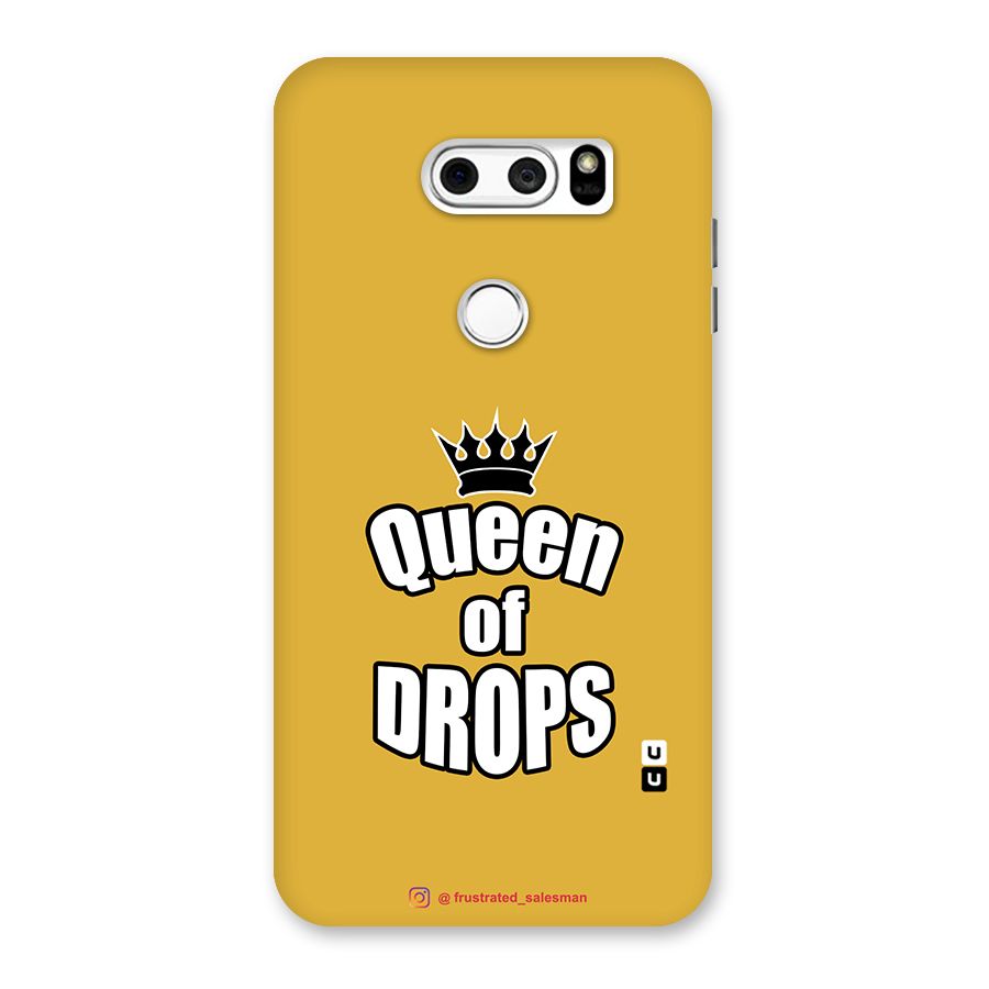 Queen of Drops Mustard Yellow Back Case for LG V30
