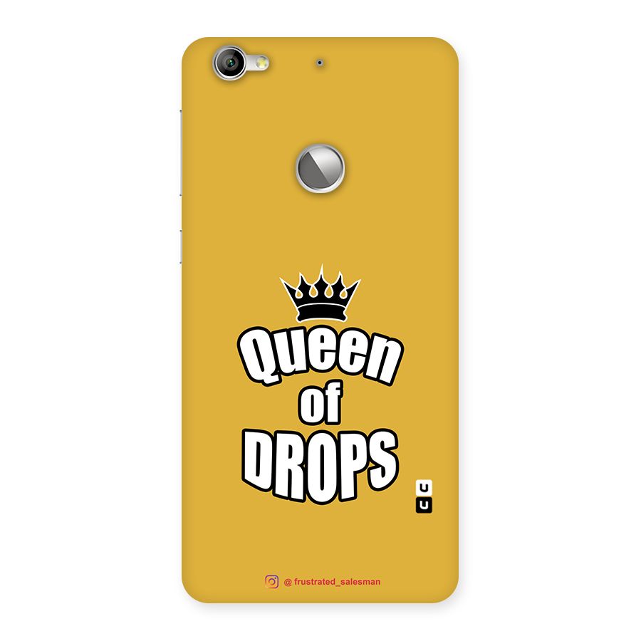 Queen of Drops Mustard Yellow Back Case for LeTV Le 1s
