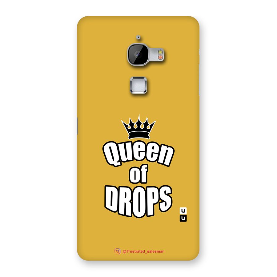 Queen of Drops Mustard Yellow Back Case for LeTv Le Max