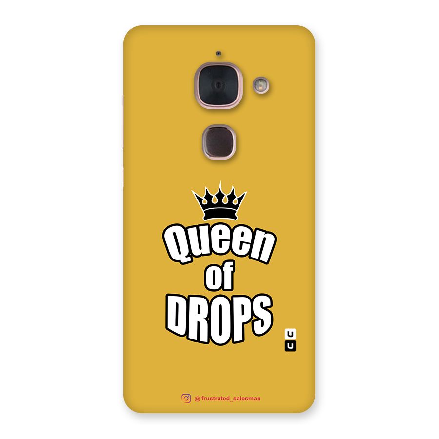 Queen of Drops Mustard Yellow Back Case for Le Max 2