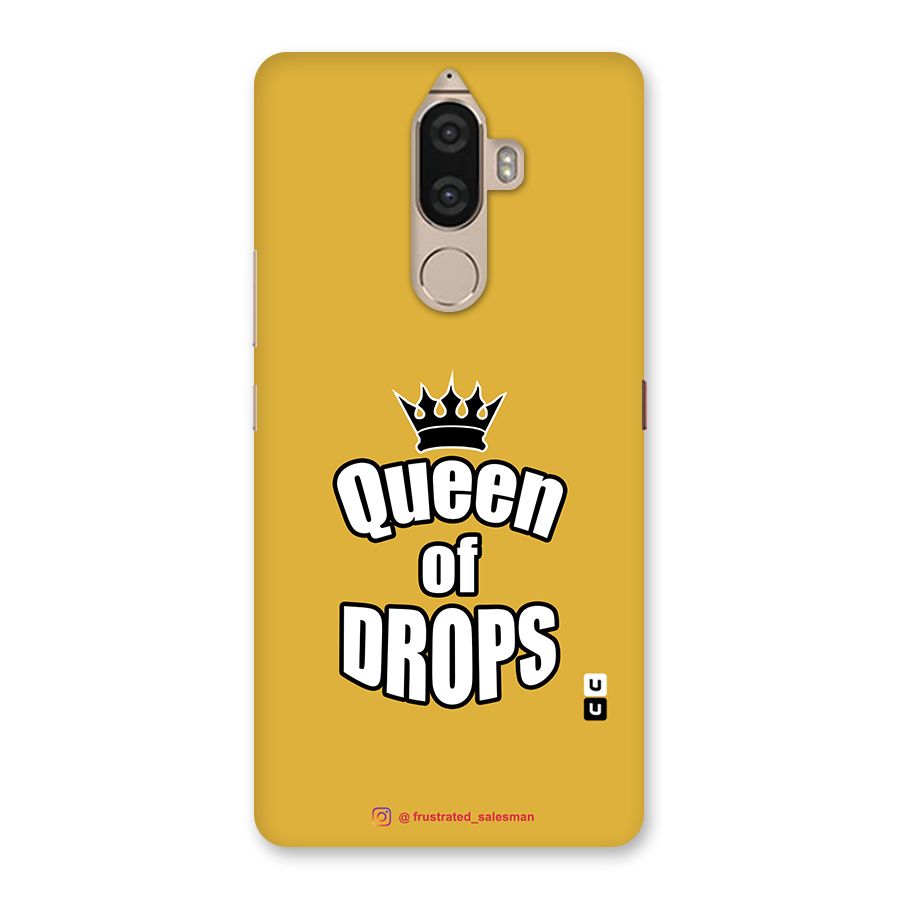 Queen of Drops Mustard Yellow Back Case for Lenovo K8 Note