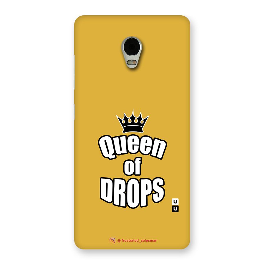 Queen of Drops Mustard Yellow Back Case for Lenovo Vibe P1