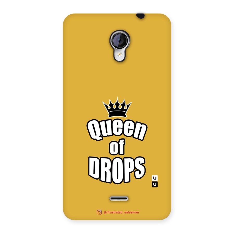 Queen of Drops Mustard Yellow Back Case for Micromax Unite 2 A106