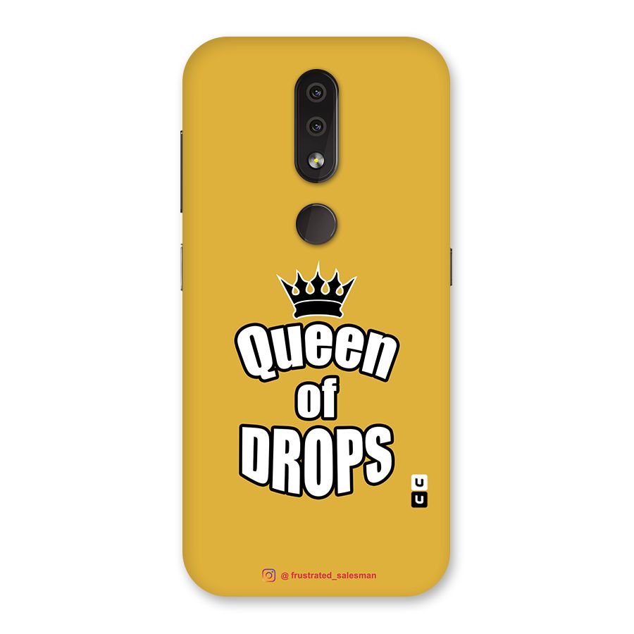 Queen of Drops Mustard Yellow Back Case for Nokia 4.2
