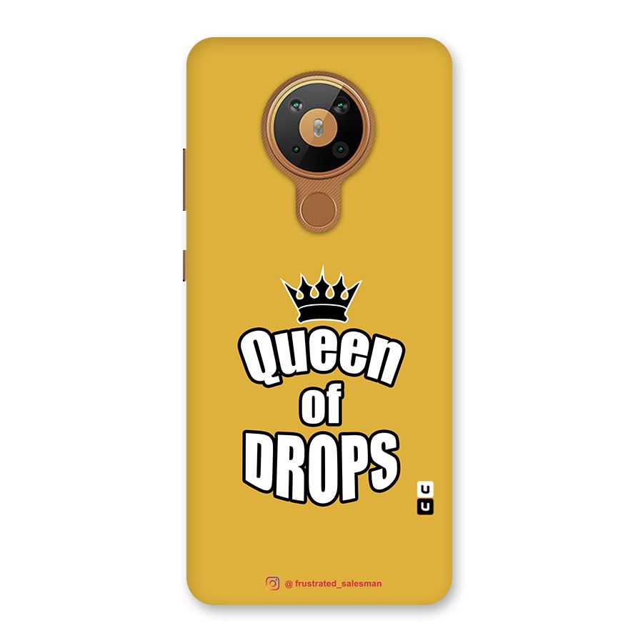 Queen of Drops Mustard Yellow Back Case for Nokia 5.3