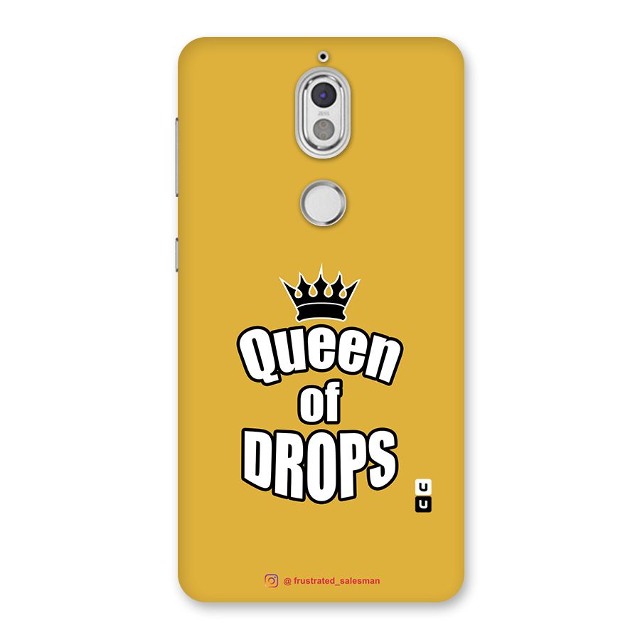 Queen of Drops Mustard Yellow Back Case for Nokia 7