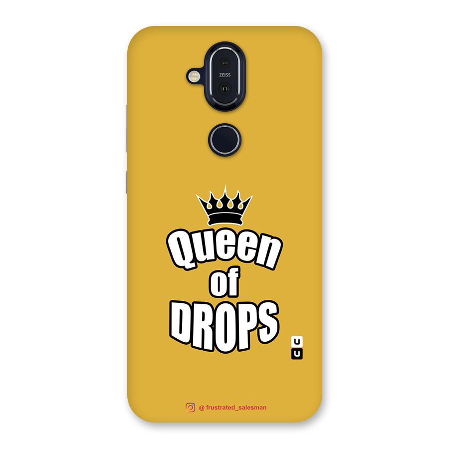 Queen of Drops Mustard Yellow Back Case for Nokia 8.1