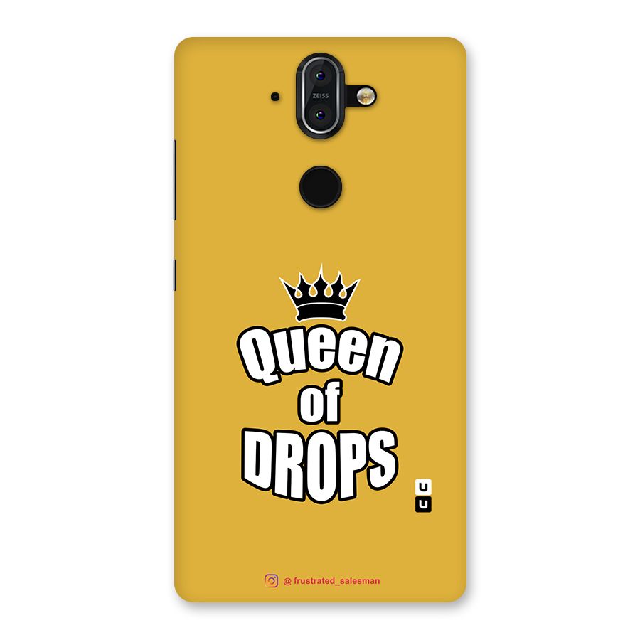 Queen of Drops Mustard Yellow Back Case for Nokia 8 Sirocco