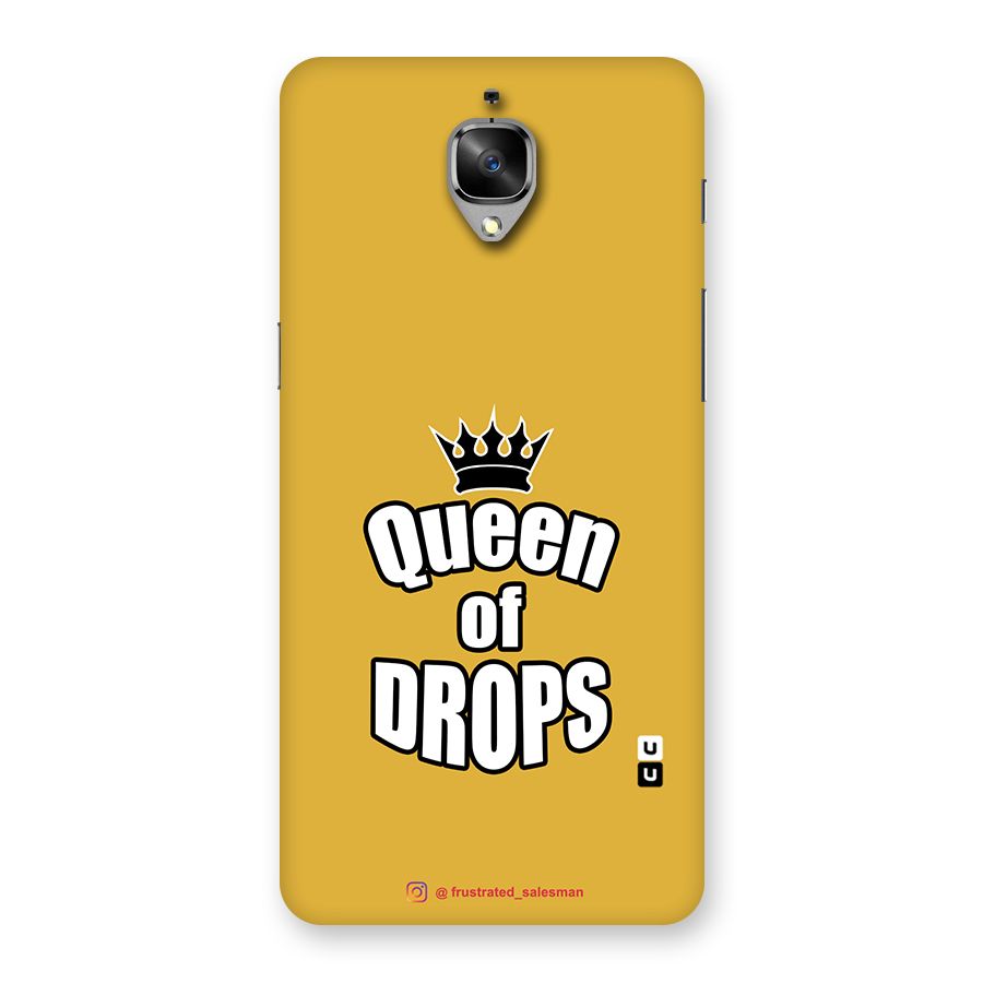 Queen of Drops Mustard Yellow Back Case for OnePlus 3