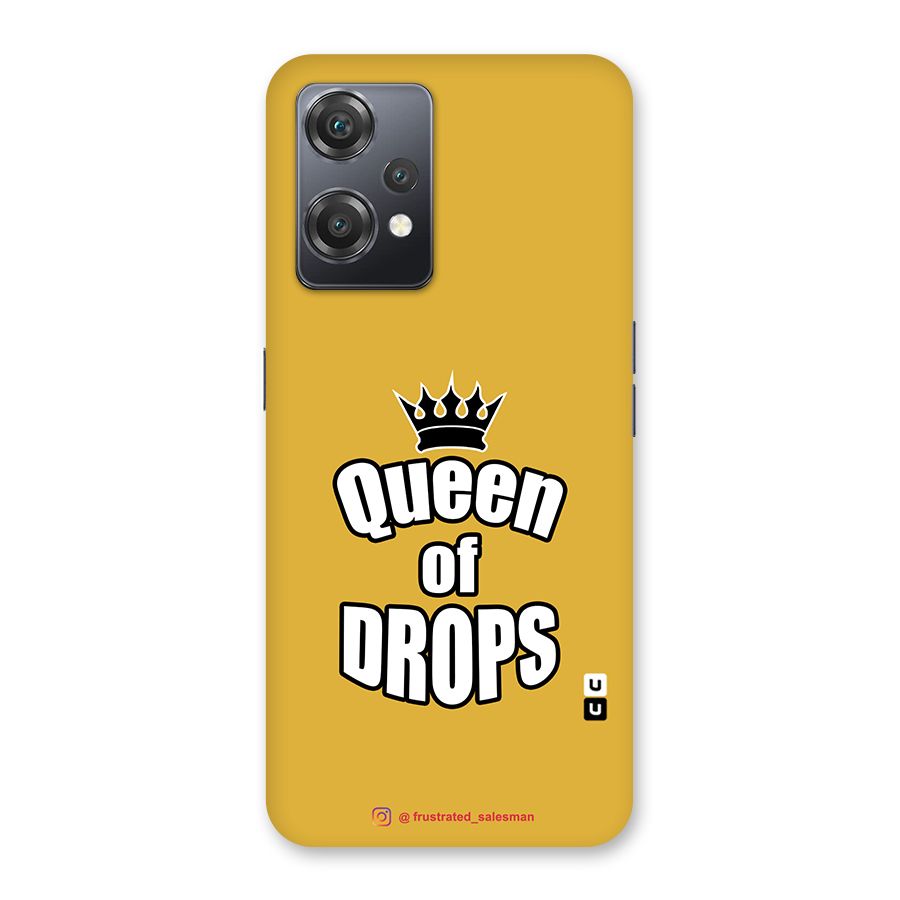 Queen of Drops Mustard Yellow Back Case for OnePlus Nord CE 2 Lite 5G