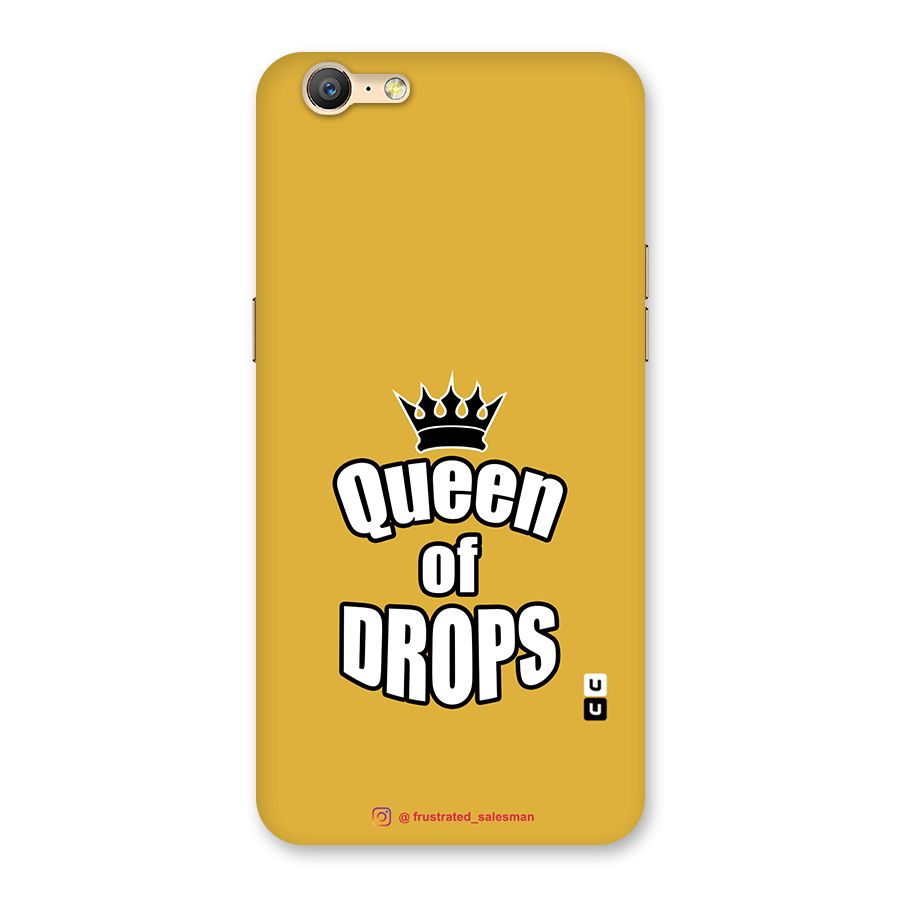 Queen of Drops Mustard Yellow Back Case for Oppo A39