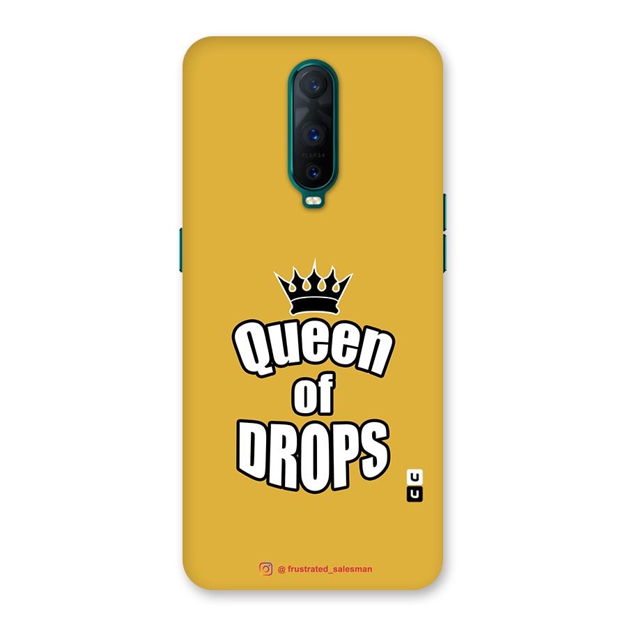 Queen of Drops Mustard Yellow Back Case for Oppo R17 Pro