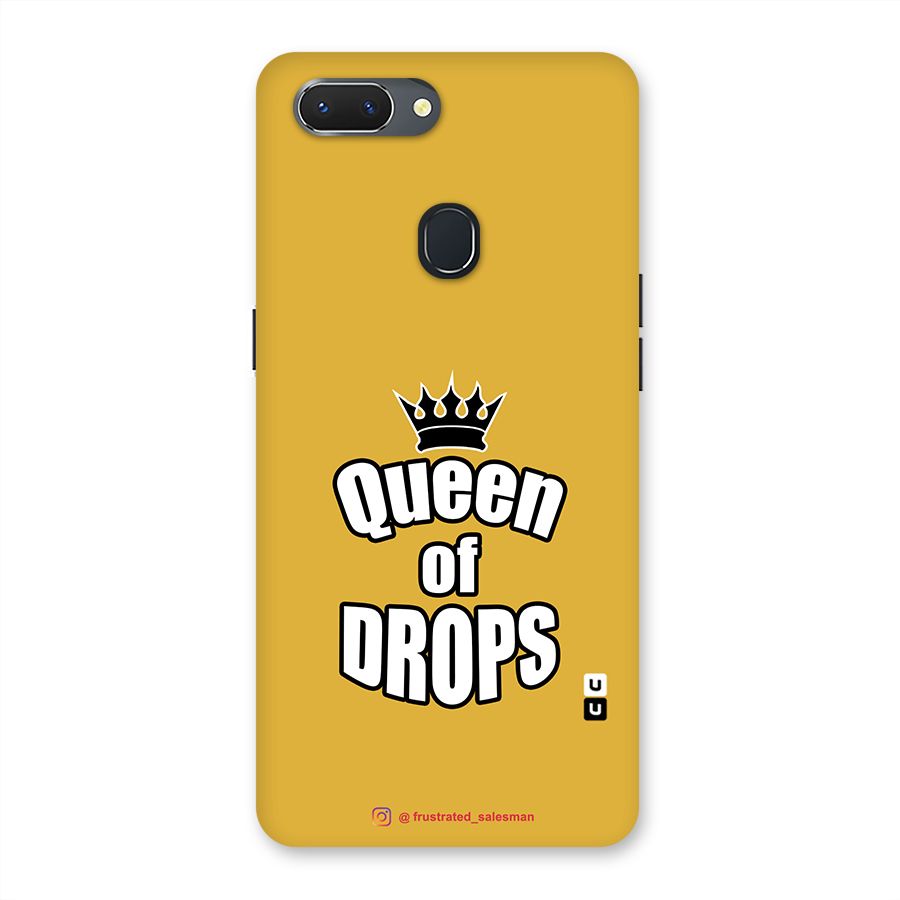 Queen of Drops Mustard Yellow Back Case for Oppo Realme 2